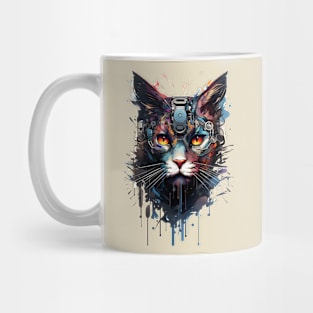 Robot Cat - Mechanical Cat Mug